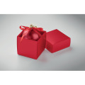 Coffret de boule de No&euml;l Rouge