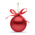Coffret de boule de No&euml;l Rouge