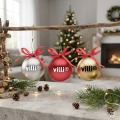 Coffret de boule de No&euml;l Or