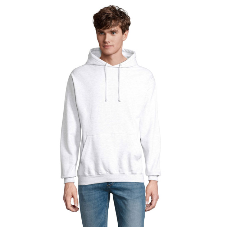 CONDOR Sweat Unisex Capuche Blanc Chin&eacute; S