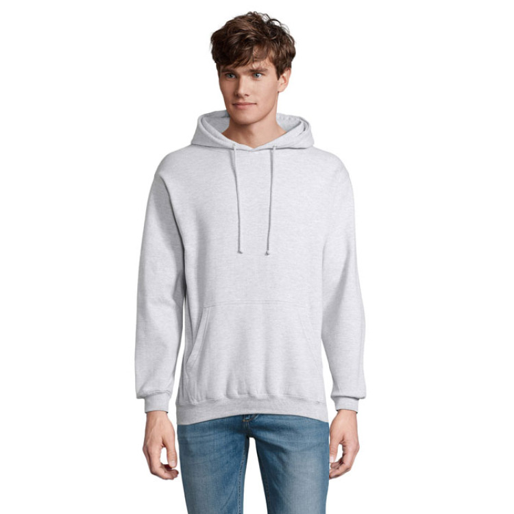 CONDOR Sweat Unisex Capuche Gris Chin&eacute; II L