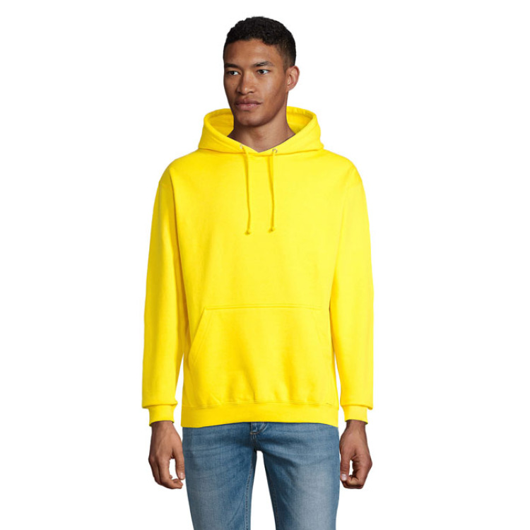 CONDOR Sweat Unisex Capuche Jaune XXS