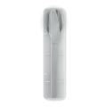 Couverts en acier inoxydable Blanc