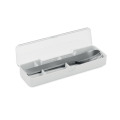 Couverts en acier inoxydable Blanc