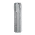 Couverts en acier inoxydable Gris