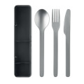 Couverts en acier inoxydable Noir