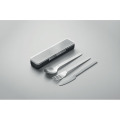 Couverts en acier inoxydable Noir