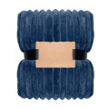 Couverture en polaire RPET Bleu