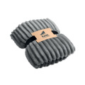 Couverture en polaire RPET Gris Pierre
