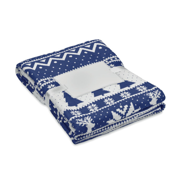 Couverture en RPET 190 gr/m&sup2;. Bleu