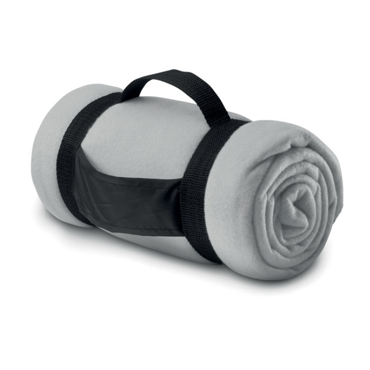 Couverture polaire Argent Mat