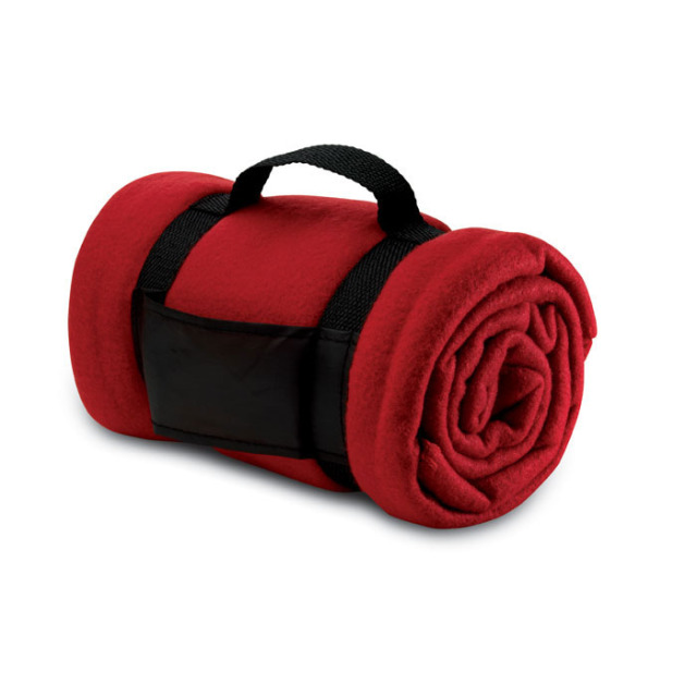 Couverture polaire Rouge