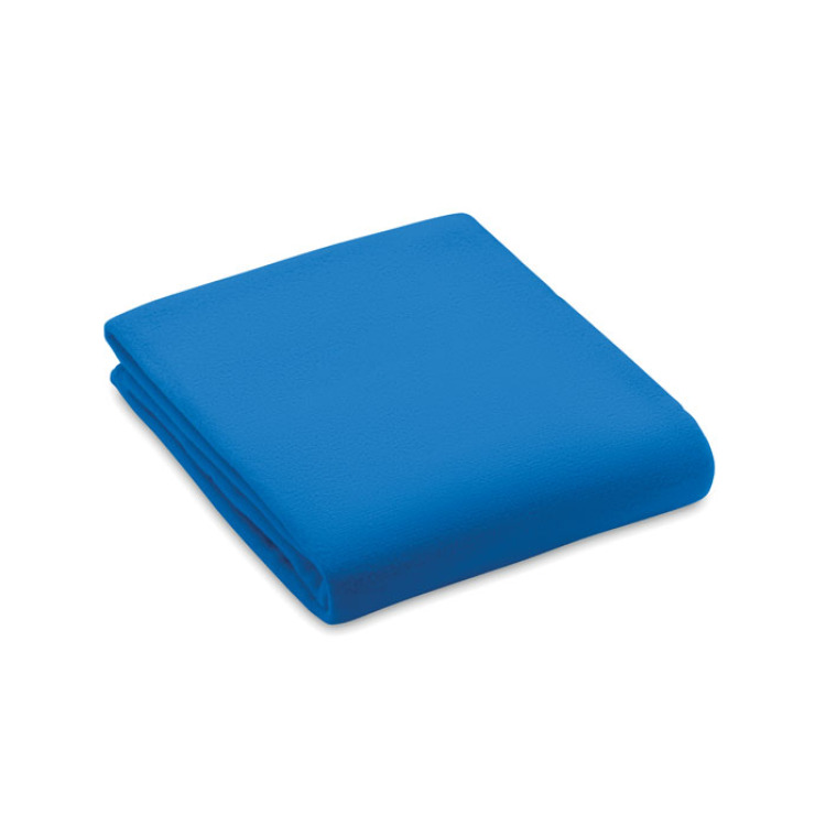 Couverture polaire RPET 130gr Bleu Royal