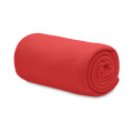 Couverture polaire RPET 130gr Rouge