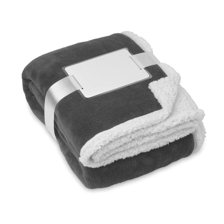 Couverture PP / sherpa Gris