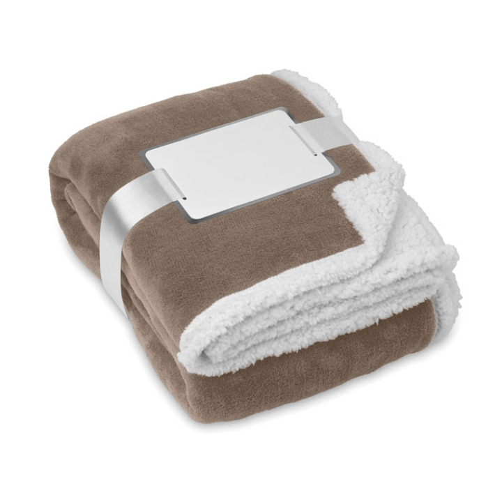 Couverture PP  sherpa Kaki
