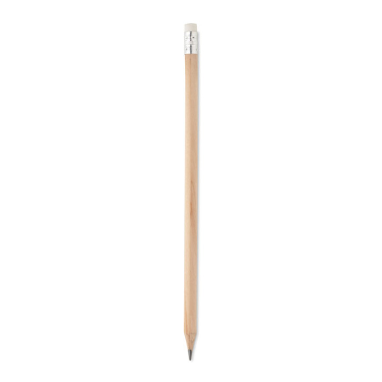 Crayon &agrave; papier avec gomme Bois