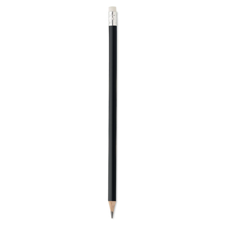 Crayon &agrave; papier avec gomme Noir