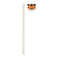 Crayon en bois en forme d'animal Blanc