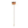 Crayon en bois en forme d'animal Blanc