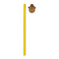 Crayon en bois en forme d'animal Jaune