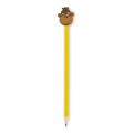 Crayon en bois en forme d'animal Jaune