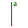 Crayon en bois en forme d'animal Vert