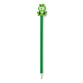 Crayon en bois en forme d'animal Vert