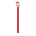 Crayon No&euml;l avec gomme Rouge