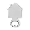 D&eacute;capsuleur en forme de maison Argent Mat