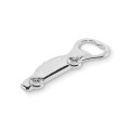 D&eacute;capsuleur forme de voiture Argent Mat
