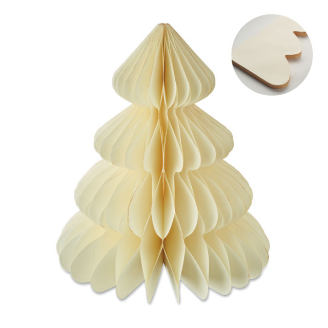 Décoration de Noël en papier Beige