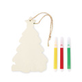 D&eacute;coration sapin de No&euml;l Bois