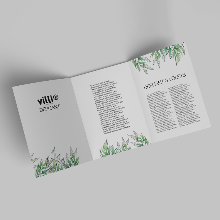 Dépliants A6 - 3 volets
