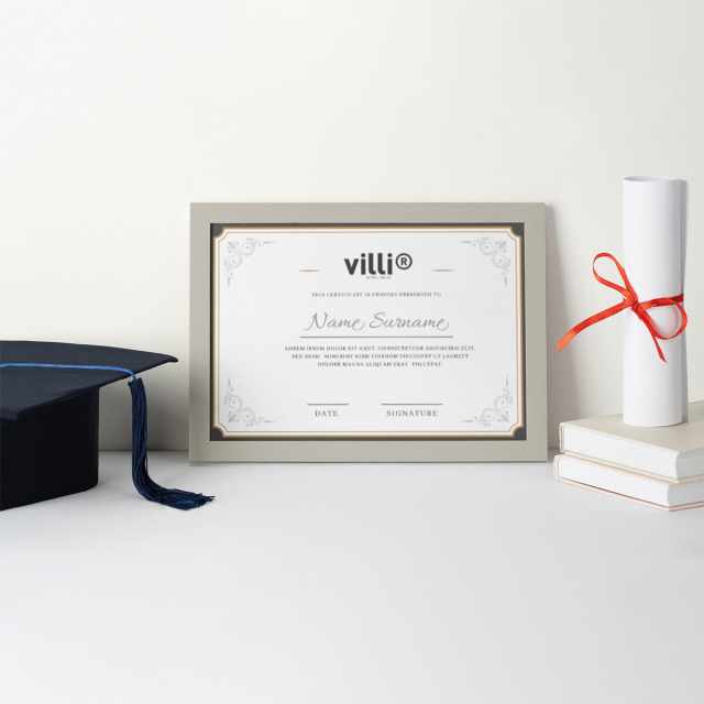 Diplôme Certificat