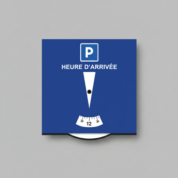 Disque de stationnement disque bleu
