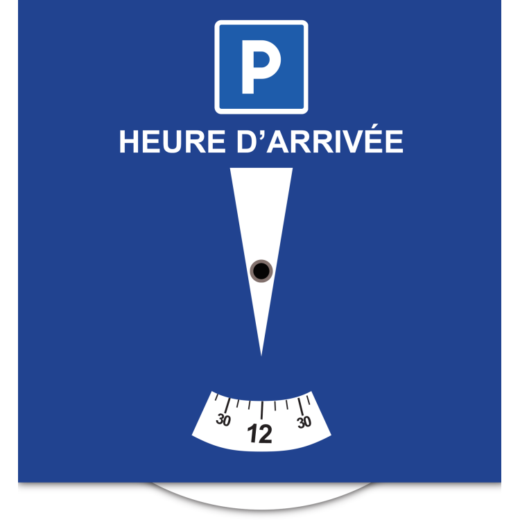 Disque de stationnement (disque bleu)