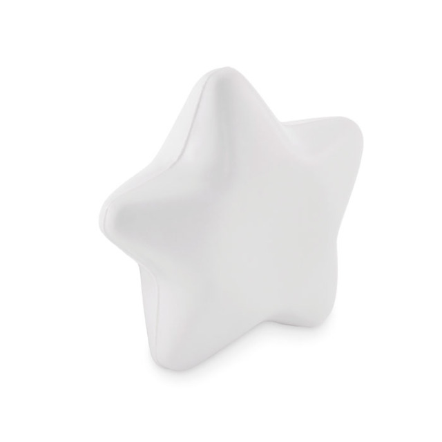 Étoile antistress en PU Blanc