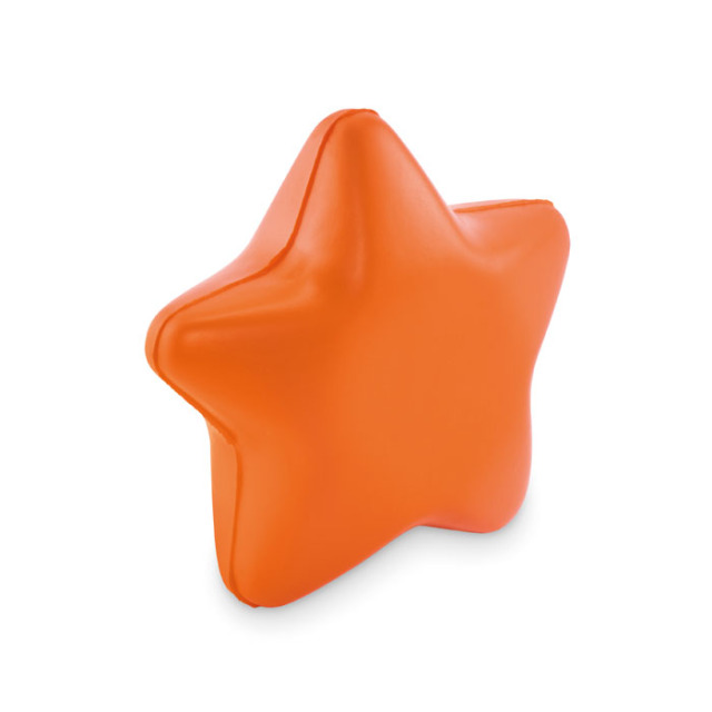 Étoile antistress en PU Orange