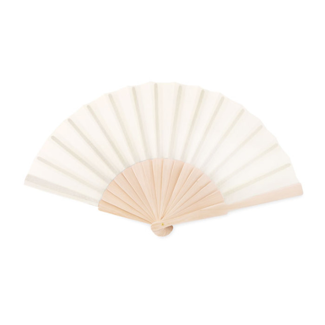 Eventail manuel Beige