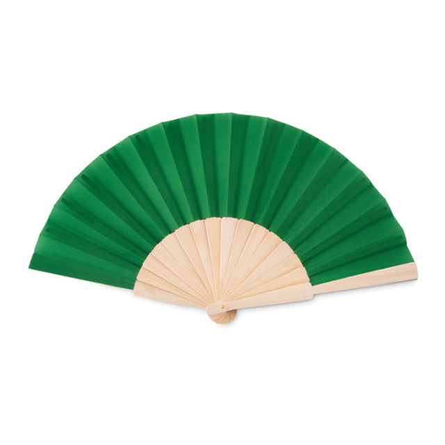 Eventail manuel Vert