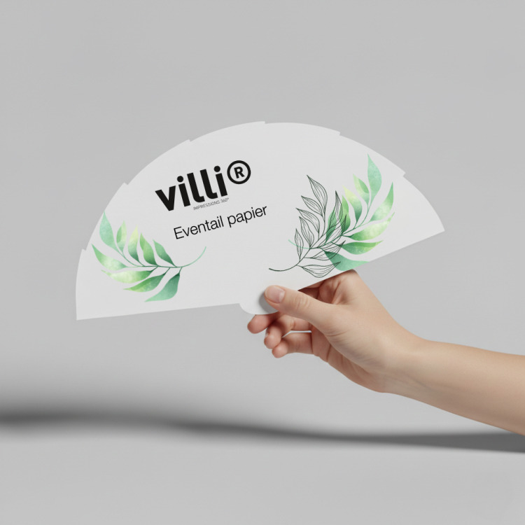 &Eacute;ventail publicitaire Grande s&eacute;rie