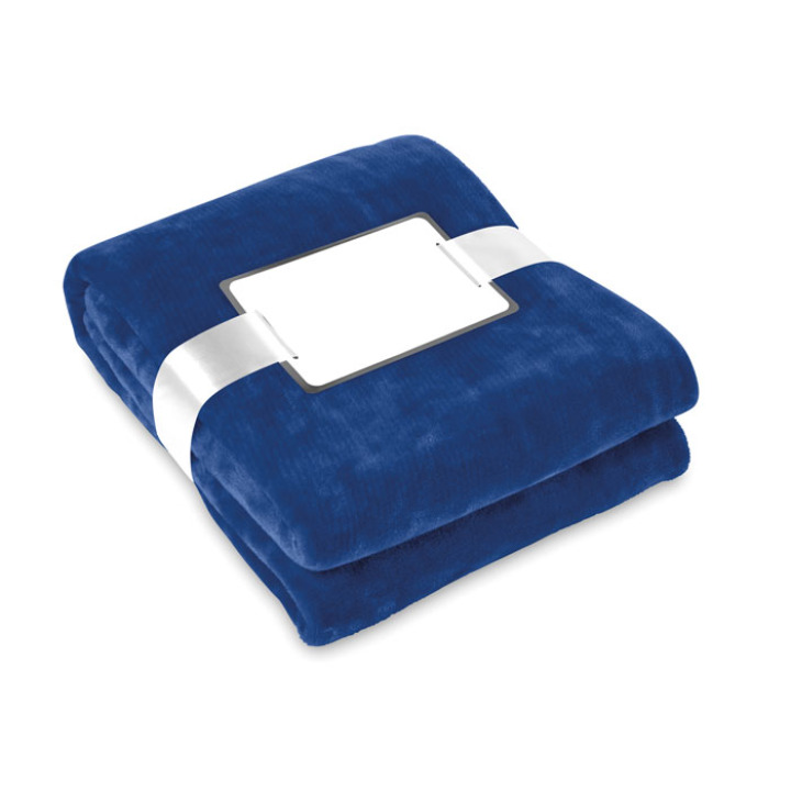 Flanelle blanche Bleu