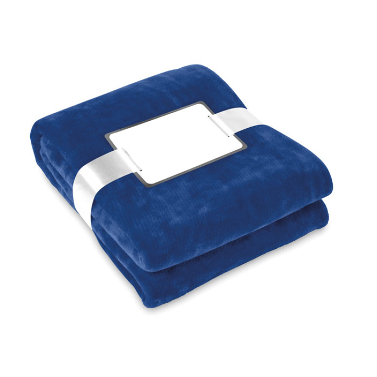 Flanelle blanche Bleu
