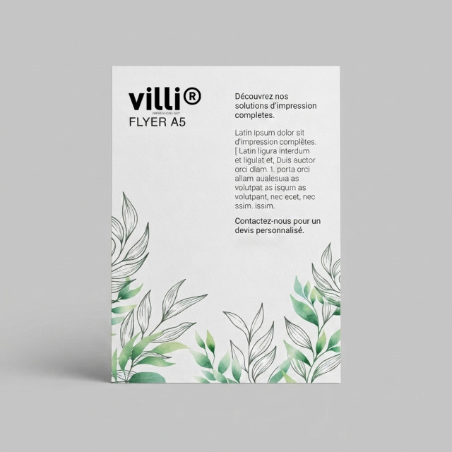 Flyers A5 148x210mm