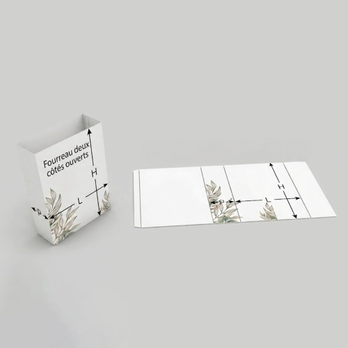 Fourreau deux côtés ouverts