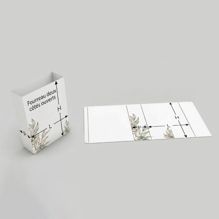 Fourreau, deux c&ocirc;t&eacute;s ouverts