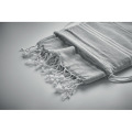Fouta et sac assorti Gris