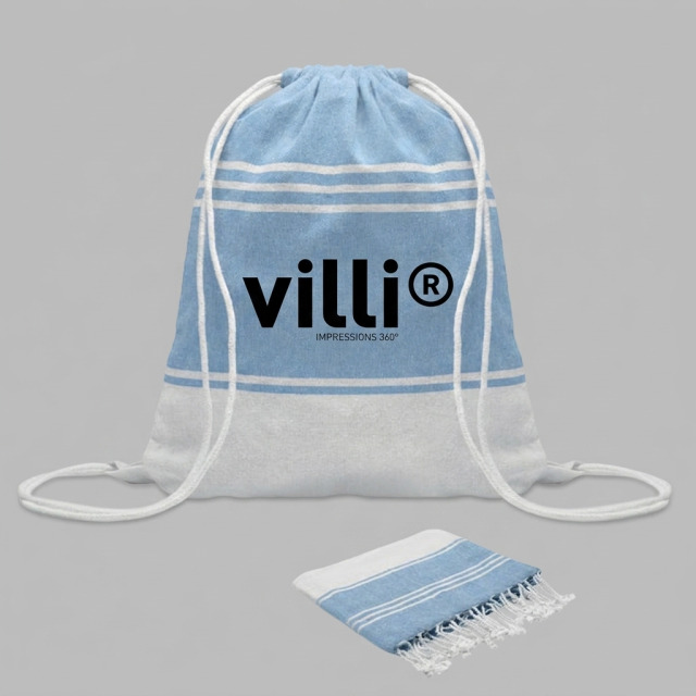 Fouta et sac assorti