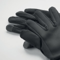 Gants de sport tactiles Noir